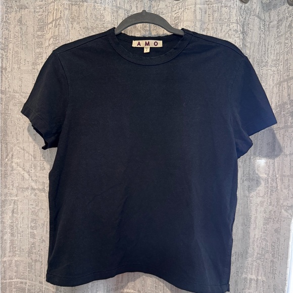 AMO Classic Black Women's T-Shirt LOVE TEE - Picture 3 of 3